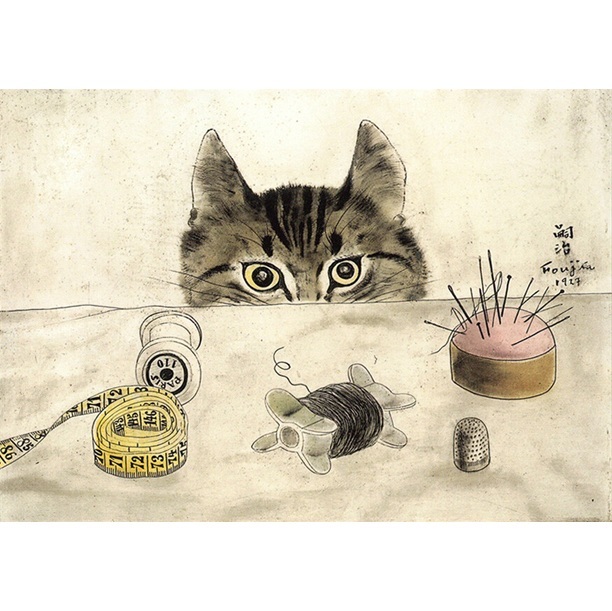 Yahoo!オークション -「藤田嗣治 猫」の落札相場・落札価格