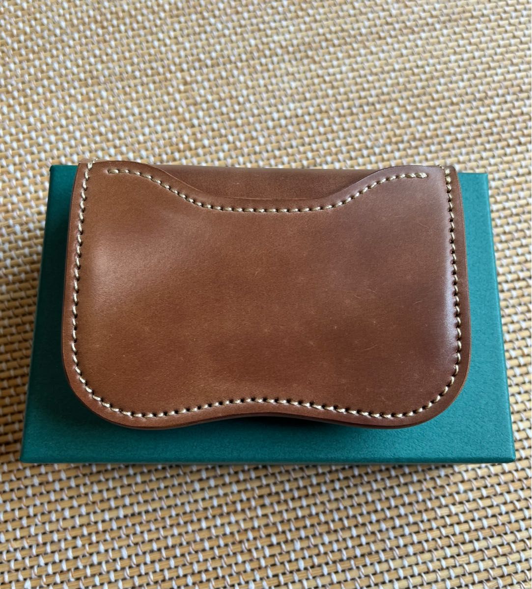 新品未使用】ラストクロップス タング シェルコードバン ナチュラル