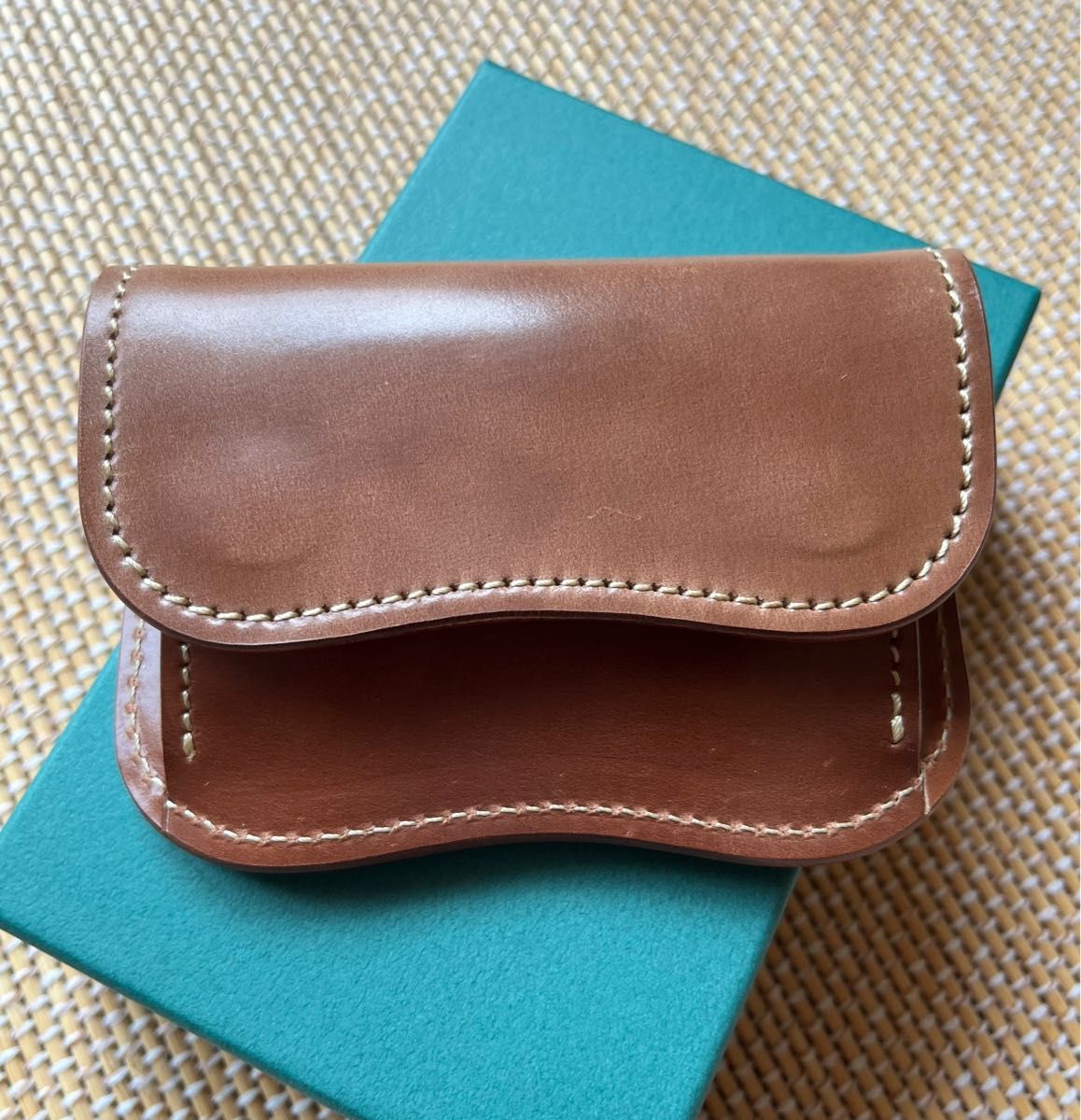 新品未使用】ラストクロップス タング シェルコードバン ナチュラル