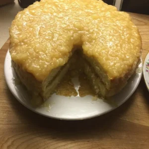Classic old school pineapple cake
